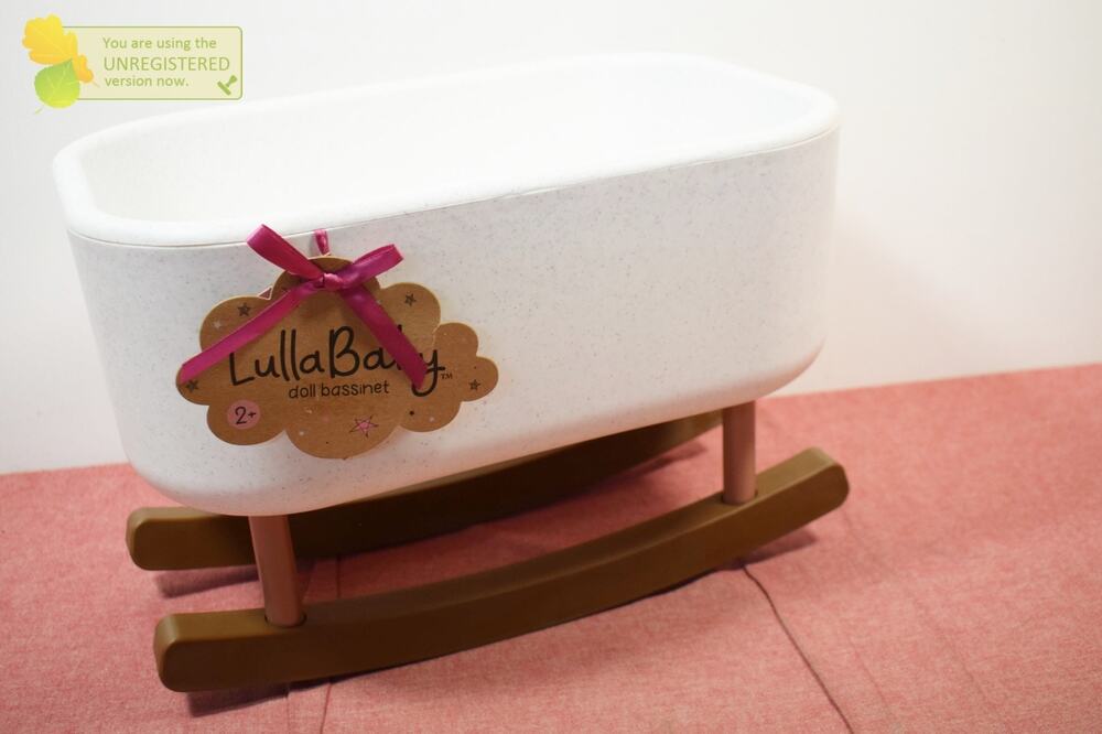 LullaBaby Doll Bassinet Rocking Cradle Accessory